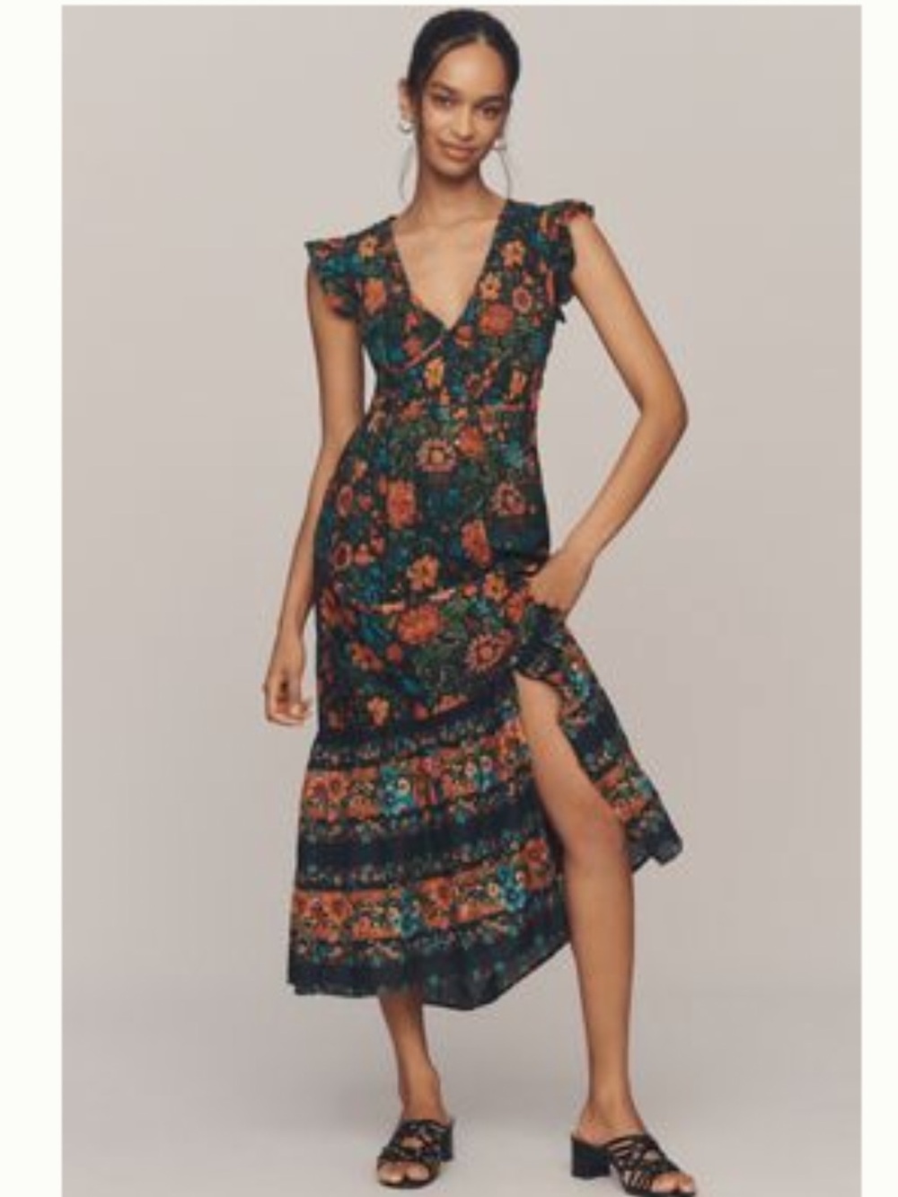 Anthropologie Peregrine Midi Dress